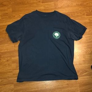 southern shirt blue pocket tee